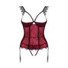ensemble corset string denissa - Rouge Frisson, Boutique Erotique en Ligne