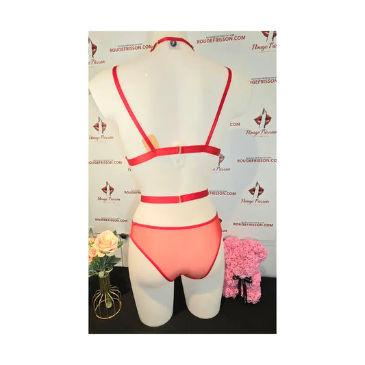 ensemble sexy dotty - Rouge Frisson, Boutique Erotique en Ligne