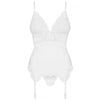 Guêpière la blanche - Rouge Frisson, Boutique Erotique en Ligne