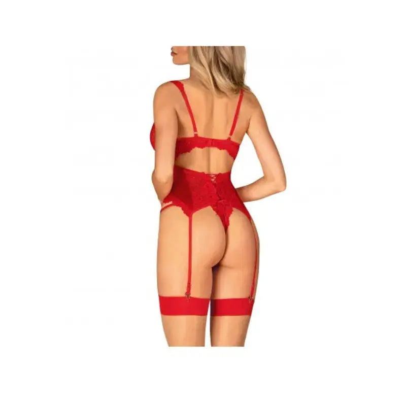 guepiere rouge amor - Rouge Frisson, Boutique Erotique en Ligne