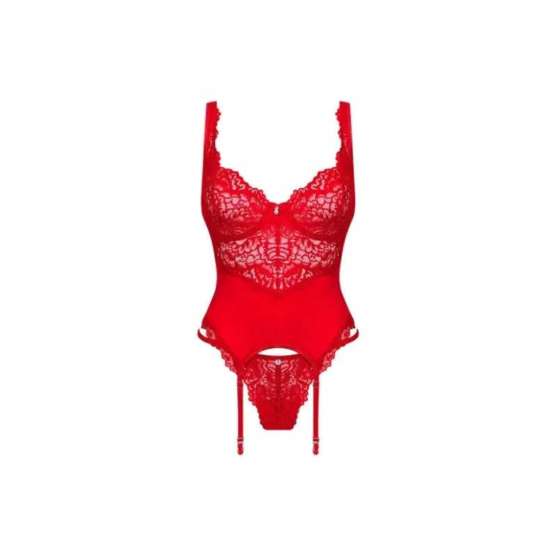 guepiere rouge amor - Rouge Frisson, Boutique Erotique en Ligne