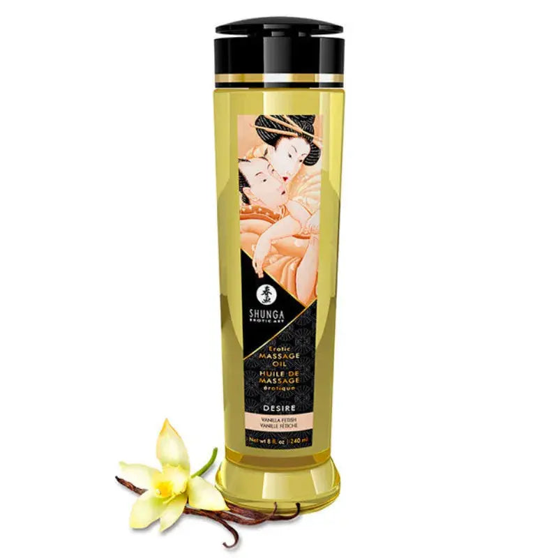 huile massage desire shunga - Rouge Frisson, Boutique Erotique en Ligne