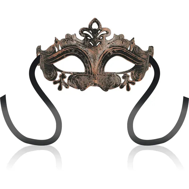 masque venitien cuivre - Rouge Frisson, Boutique Erotique en Ligne