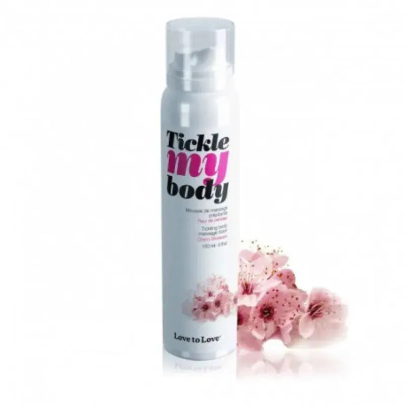 mousse de massage crepitante fleurs de cerisier - Rouge Frisson, Boutique Erotique en Ligne