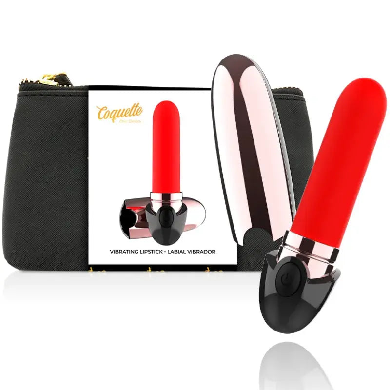 pochette stimulateur clitoris rouge a levres - Rouge Frisson, Boutique Erotique en Ligne