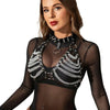 soutient gorge harnais andy - Rouge Frisson, Boutique Erotique en Ligne