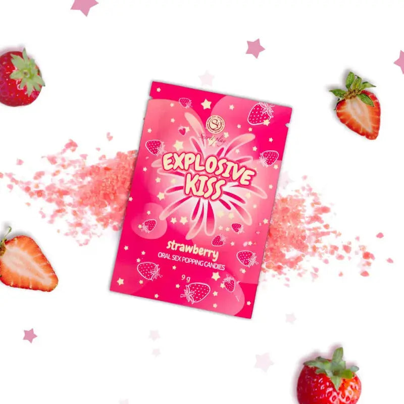 bonbons explosifs fraise- Rouge Frisson, Boutique Erotique en Ligne