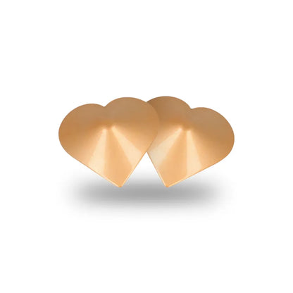 cache tetons coeur doré - Rouge Frisson, Boutique Erotique en Ligne