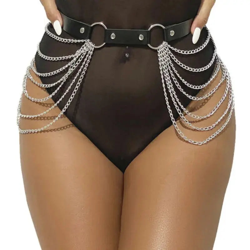 ceinture chaine sandra - Rouge Frisson, Boutique Erotique en Ligne