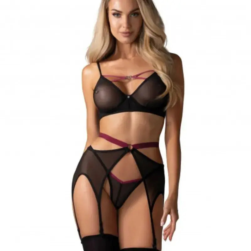 ensemble sexy novenes - Rouge Frisson, Boutique Erotique en Ligne