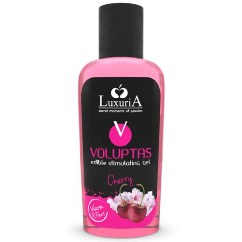 gel massage chauffant comestible voluptas - Rouge Frisson, Boutique Erotique en Ligne