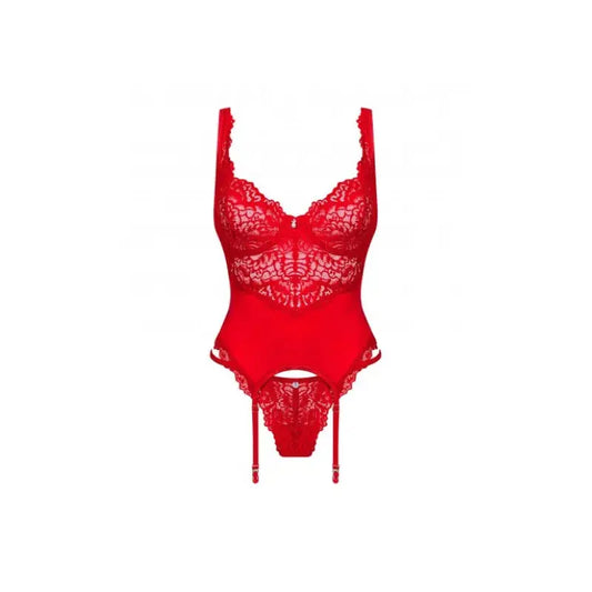 guepiere rouge amor - Rouge Frisson, Boutique Erotique en Ligne