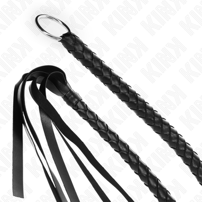 Fouet serpent avec anneau noir 65cm 6€ au lieu de 13.90€