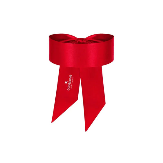 masque bandeau satin rouge - Rouge Frisson, Boutique Erotique en Ligne