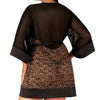 peignoir leopard allunes - Rouge Frisson, Boutique Erotique en Ligne