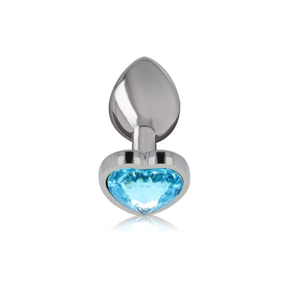 plug coeur bleu - Rouge Frisson, Boutique Erotique en Ligne